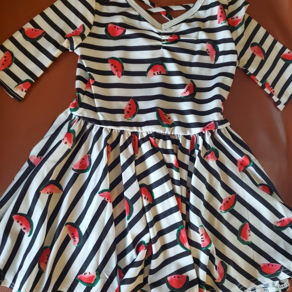 Water melon dress